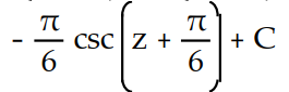 Evaluate the integral.            -  dz A)       B)       C)       D)      