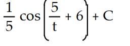 Evaluate the integral.            -  dt A)       B)      C)       D)     