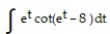 Evaluate the integral.            -  A)      B)       C)       D)      