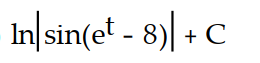 Evaluate the integral.            -  A)      B)       C)       D)      