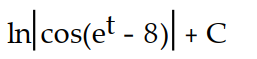 Evaluate the integral.            -  A)      B)       C)       D)      