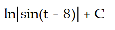 Evaluate the integral.            -  A)      B)       C)       D)      