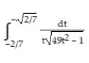  Use the substitution formula to evaluate the integral.  -  A)  -   \pi /12 B)  -   \pi /6 C)    \pi /12 D)    \pi /6 