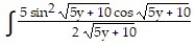 Evaluate the integral by using multiple substitutions.      -  dy A)       B)       C)       D)      