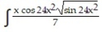 Evaluate the integral by using multiple substitutions.      -  dx A)       B)      C)      D)      