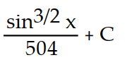 Evaluate the integral by using multiple substitutions.      -  dx A)       B)      C)      D)      