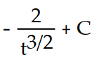 Evaluate the integral by using multiple substitutions.      -  dt A)       B)       C)      D)      