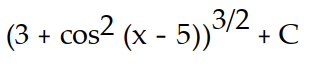 Evaluate the integral by using multiple substitutions.      -  dx A)      B)       C)       D)      