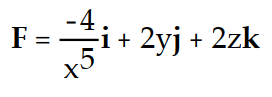 Find the gradient field F of the function f.         -f(x, y, z)  =   A)    B)    C)    D)   