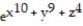 Find the gradient field F of the function f.         -f(x, y, z)  =   A)    B)     C)    D)   