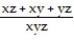 Find the gradient field F of the function f.         -f(x, y, z)  =   A)    B)    C)    D)   