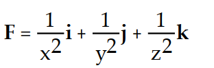 Find the gradient field F of the function f.         -f(x, y, z)  =   A)    B)    C)    D)   