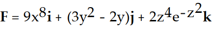 Find the gradient field F of the function f.         -f(x, y, z)  = (     -     )    A)    B)    C)    D)   