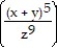 Find the gradient field F of the function f.         -f(x, y, z)  = ln   +   A)    B)    C)    D)   