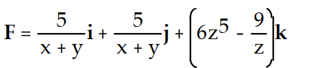 Find the gradient field F of the function f.         -f(x, y, z)  = ln   +   A)    B)    C)    D)   