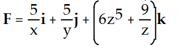 Find the gradient field F of the function f.         -f(x, y, z)  = ln   +   A)    B)    C)    D)   