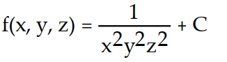 <strong>Find the potential function f for the field F. - </strong> A) B) C) D)
