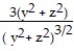 Find the divergence of the field F. -F =   A)    B)  0 C)    D)   