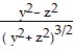 Find the divergence of the field F. -F =   A)    B)  0 C)    D)   