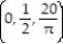 Solve the problem. -The shape and density of a thin shell are indicated below. Find the coordinates of the center of mass. Shell: cylinder   +   = 100 bounded by y = 0 and y = 1 Density: constant A)    B)    C)    D)   