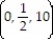 Solve the problem. -The shape and density of a thin shell are indicated below. Find the coordinates of the center of mass. Shell: cylinder   +   = 100 bounded by y = 0 and y = 1 Density: constant A)    B)    C)    D)   
