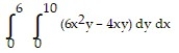 Choose the one alternative that best completes the statement or answers the question. Evaluate the integral -  A)  300 B)  1800 C)  3000 D)  18000