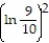  Evaluate the double integral over the given region. -  R = {(x, y) : 9  \le x \le 10, 9 \le y \le 10} A)    B)    C)    D)  ln   