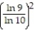  Evaluate the double integral over the given region. -  R = {(x, y) : 9  \le x \le 10, 9 \le y \le 10} A)    B)    C)    D)  ln   