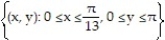  Evaluate the double integral over the given region. -  R =   A)    B)    C)    D)   \pi