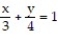 <strong>Express the area of the region bounded by the given line(s) and/or curve(s) as an iterated double integral. -The lines , , and </strong> A) B) C) D)