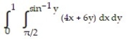<strong>Write an equivalent double integral with the order of integration reversed. - </strong> A) B) C) D)