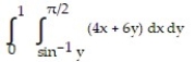 <strong>Write an equivalent double integral with the order of integration reversed. - </strong> A) B) C) D)
