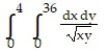 Evaluate the improper integral. -  A)  24 B)  72 C)  48 D)  8