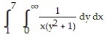 Evaluate the improper integral. -  A)    B)    C)    D)   