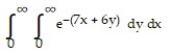 Evaluate the improper integral. -  A)    B)    C)    D)   