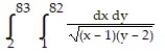 Evaluate the improper integral. -  A)  243 B)  486 C)  405 D)  324