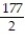  Find the area of the region specified in polar coordinates. -the region enclosed by the curve r = 8 - 7 cos  \theta  A)     \pi  B)     \pi  C)  81 \pi  D)  113 \pi