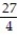  Find the area of the region specified in polar coordinates. -the region enclosed by the curve r = 9 cos 3 \theta  A)     \pi  B)    \pi  C)     \pi  D)    \pi
