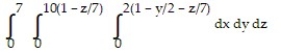 Solve the problem. -Rewrite the integral   in the order   . A)    B)    C)    D)   