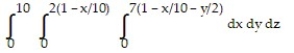 Solve the problem. -Rewrite the integral   in the order   . A)    B)    C)    D)   