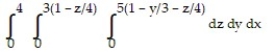 Solve the problem. -Rewrite the integral   in the order   . A)    B)    C)    D)   