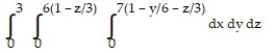 Evaluate the integral. -  A)  42 B)    C)  21 D)   