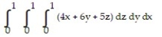 Evaluate the integral. -  A)  5 B)    C)  37 D)   