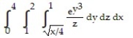 Evaluate the integral by changing the order of integration in an appropriate way. -  A)    ln 2 (e - 1)  B)  2 ln 3 (e - 1)  C)  2 ln 2 (e - 1)  D)    ln 3 (e - 1) 