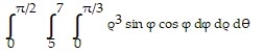  Change the order of integration and evaluate the integral. -  A)     \pi  B)     \pi  C)     \pi  D)    \pi