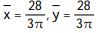 Find the center of mass of a thin plate of constant density covering the given region. -The region cut from the first quadrant by the circle   +   = 49 A)   B)    C)   D)   