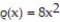 Find the center of mass of a thin plate covering the given region with the given density function. -The region bounded below by the parabola   and above by the line   , with density   A)   B)   C)   D)  
