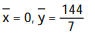 Find the center of mass of a thin plate covering the given region with the given density function. -The region bounded by the parabola y = 36 -   and the x-axis, with density  (x)  = 6   A)   B)   C)   D)  