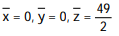 Solve the problem. -Find the center of mass of the region of constant density bounded by the paraboloid   and the xy-plane. A)   B)   C)   D)   