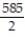 Use the given transformation to evaluate the integral. -  where R is the parallelogram bounded by the lines         A)    B)    C)    D)  585